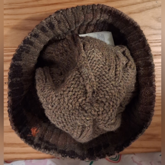 EUC Polo Ralph Lauren Camouflage Wool Blend Casual Unisex Winter Beanie Hat Cap main image 5